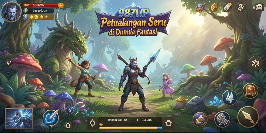Tampilan gameplay seru di 987UP yang menunjukkan petualangan mengasyikkan.