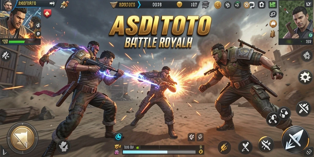 Gameplay menegangkan di ASDTOTO dengan aksi Battle Royale.