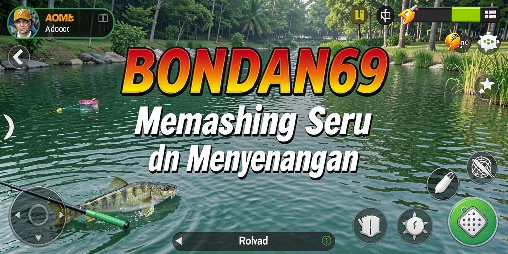Screenshot gameplay BONDAN69 menampilkan aksi memancing yang seru.