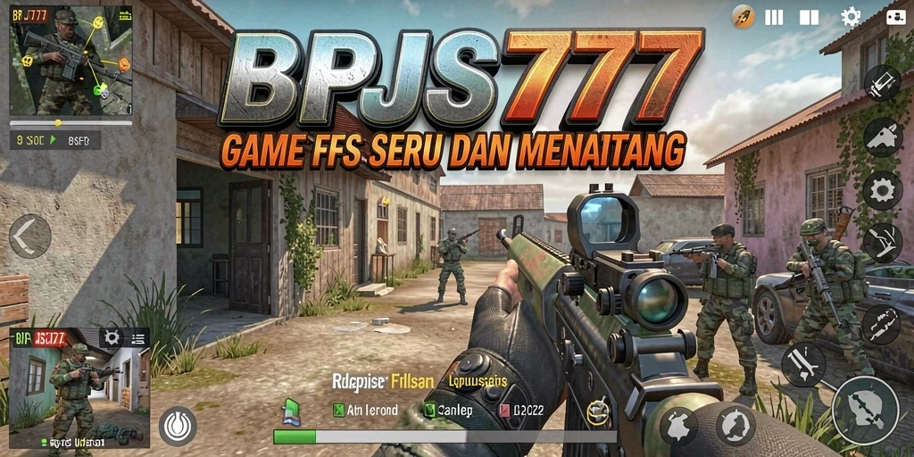 Tampilan gameplay seru dalam BPJS777 saat bertarung dengan lawan.