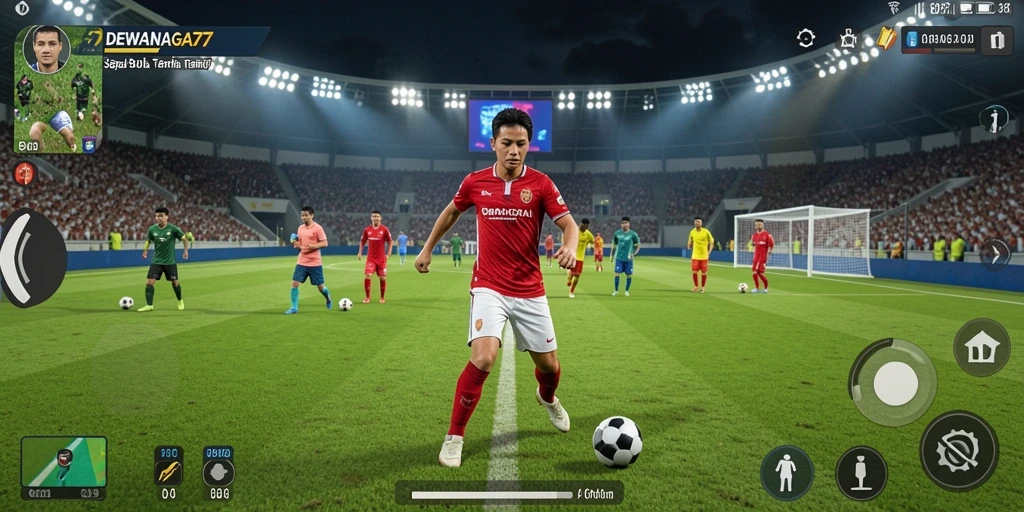 Tampilan gameplay DEWANAGA77 yang menegangkan di lapangan.