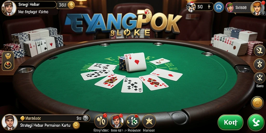 Tampilan gameplay strategis yang menarik dari EYANGPOKER.