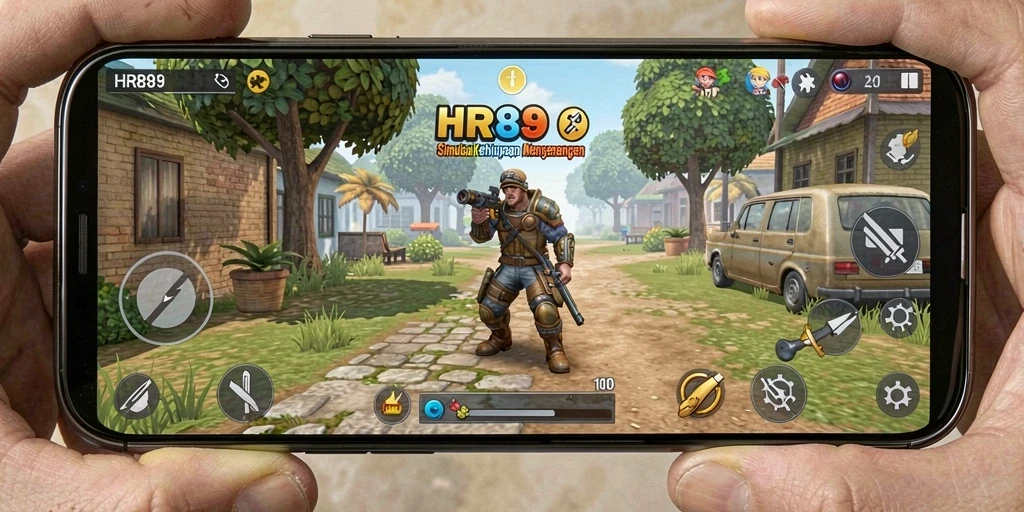 Tampilan gameplay HR89 yang memukau dan interaktif.