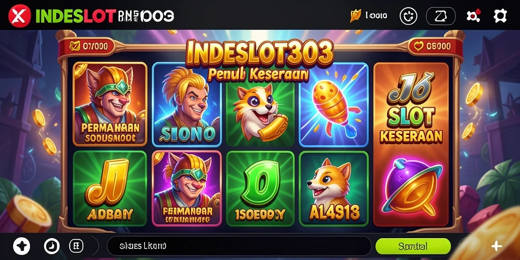 Tampilan gameplay mendebarkan dalam INDESLOT303.