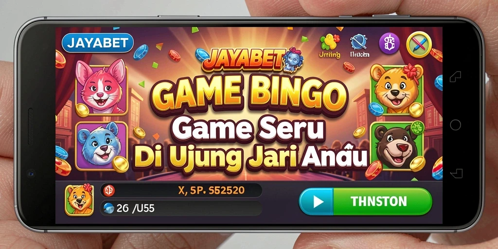 Tampilan gameplay seru dari aplikasi Bingo JAYABET.