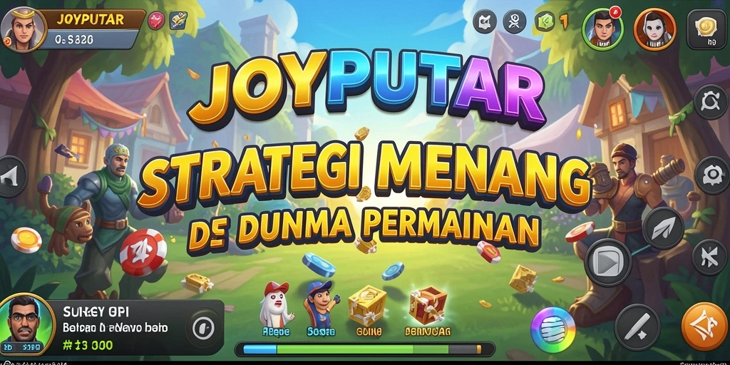 Tangkapan layar menunjukkan aksi strategis dalam permainan JOYPUTAR.