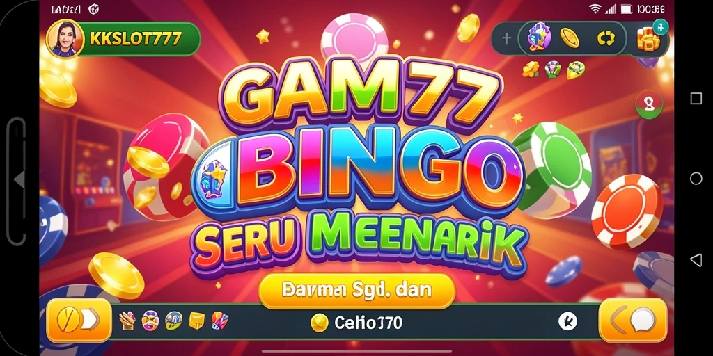 Tampilan gameplay seru KKSLOT777 saat bermain Bingo.