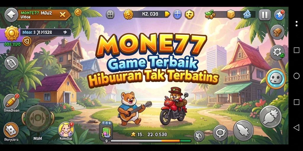 Tampak gameplay menarik dari MONTE77 dengan elemen Idle.