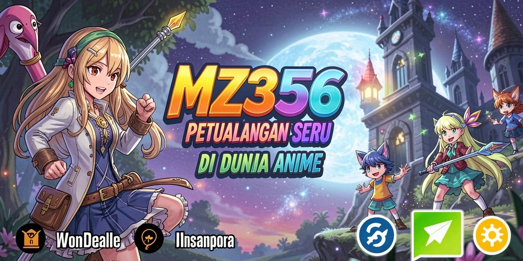 Screenshot gameplay MZ356 menampilkan karakter anime yang dinamis dalam aksi.