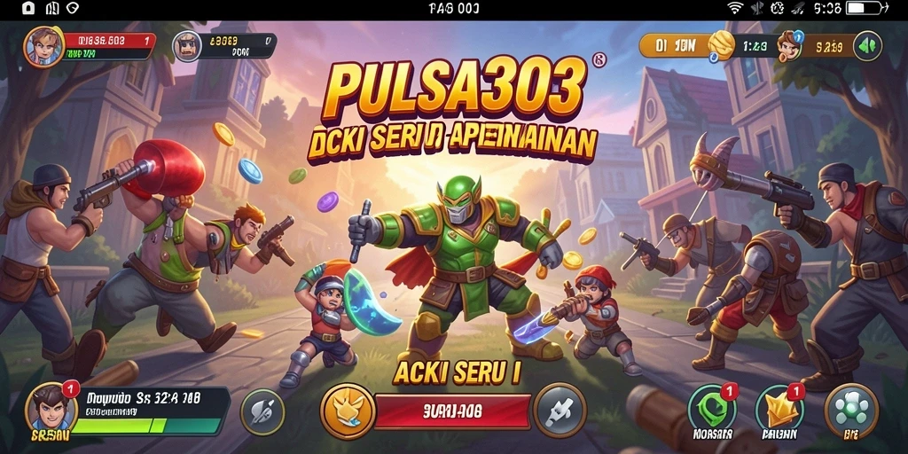 Screenshot menampilkan aksi memukau dalam PULSA303.