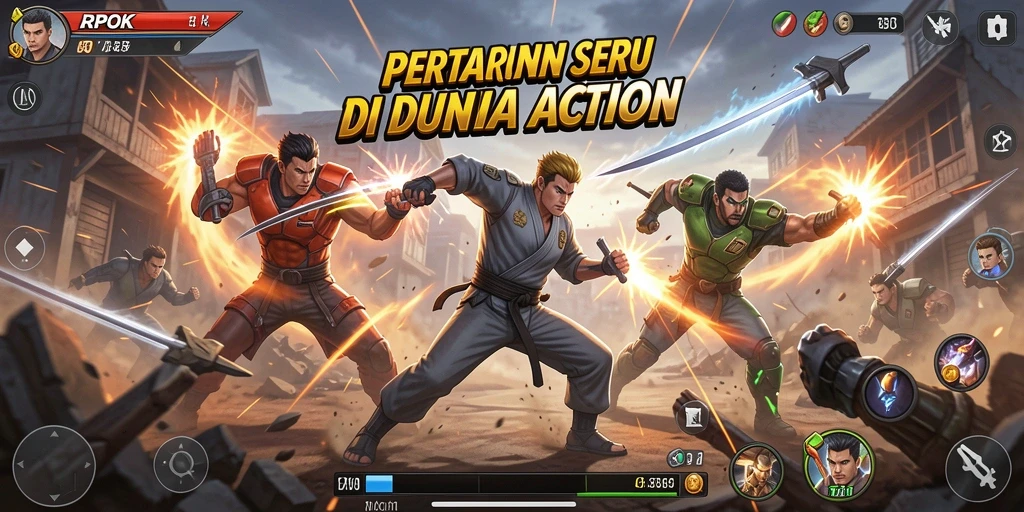 Gameplay RPOK yang intens dan aksi yang mendebarkan.