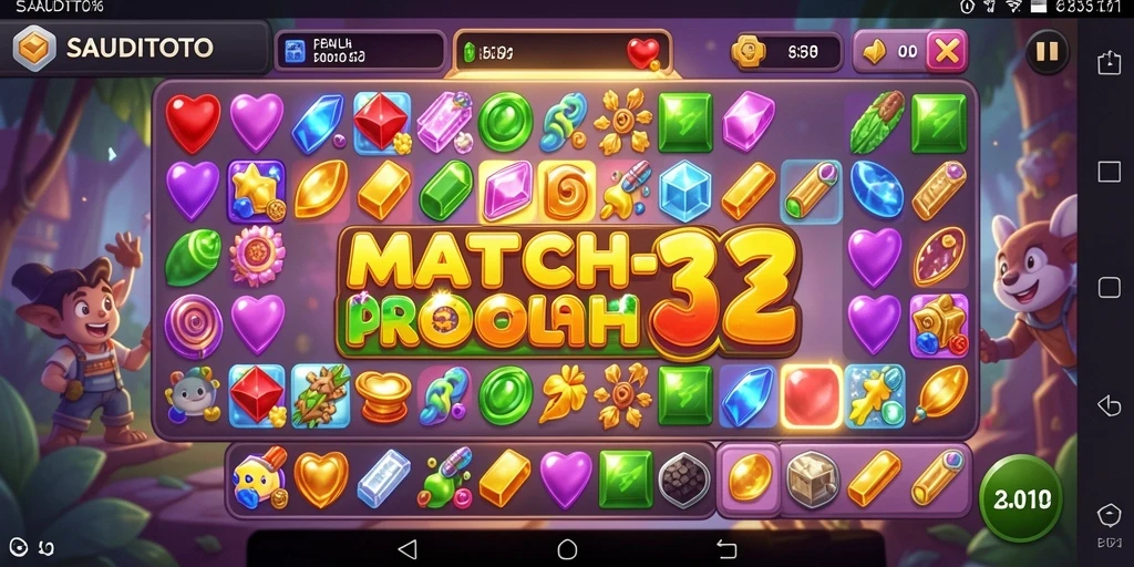 Tampilan gameplay SAUDITOTO yang menarik dan menantang.