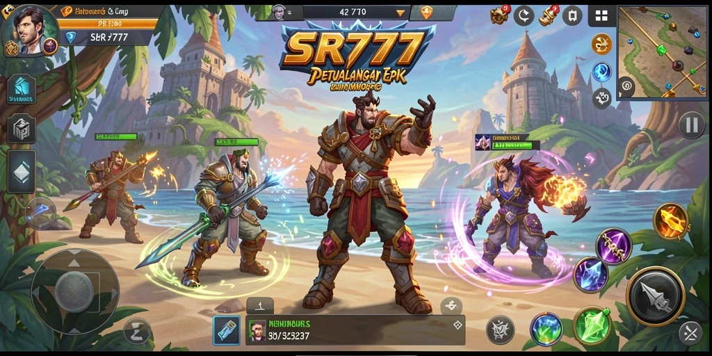 Gameplay SR777 menampilkan petualangan luar biasa di dunia MMORPG.