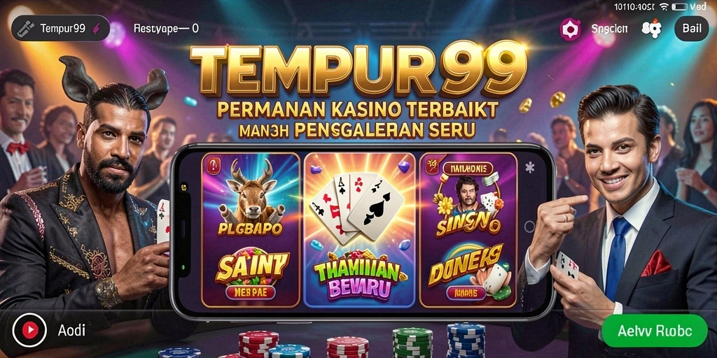 Tampilan gameplay seru dan interaktif dari aplikasi Kasino TEMPUR99.