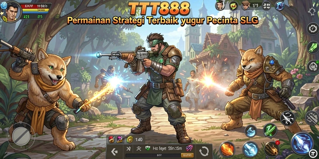 Tampilan gameplay TTT888 yang menarik dan strategis.